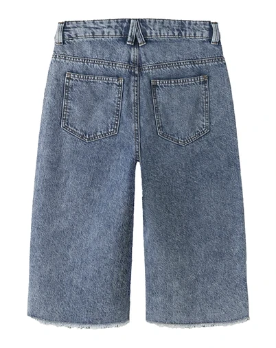 Name it - NKFBella Denim Jorts - Medium Blue Denim